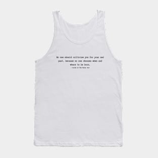 Bride of the water god Quotes Tank Top